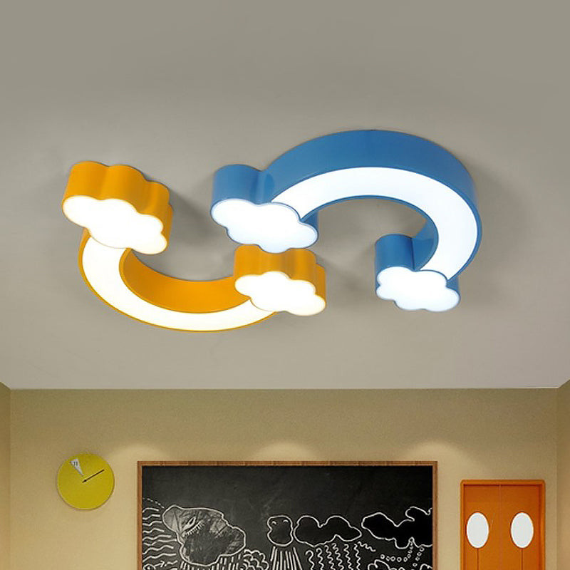 Whimsical Rainbow LED Ceiling Light for Kids