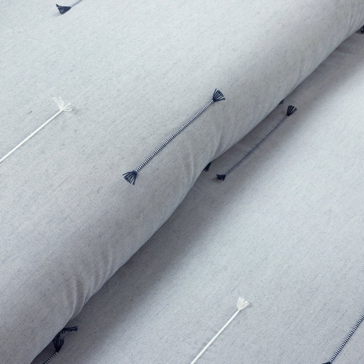 Boho Stripe Clip Jacquard 3 Piece Comforter Set