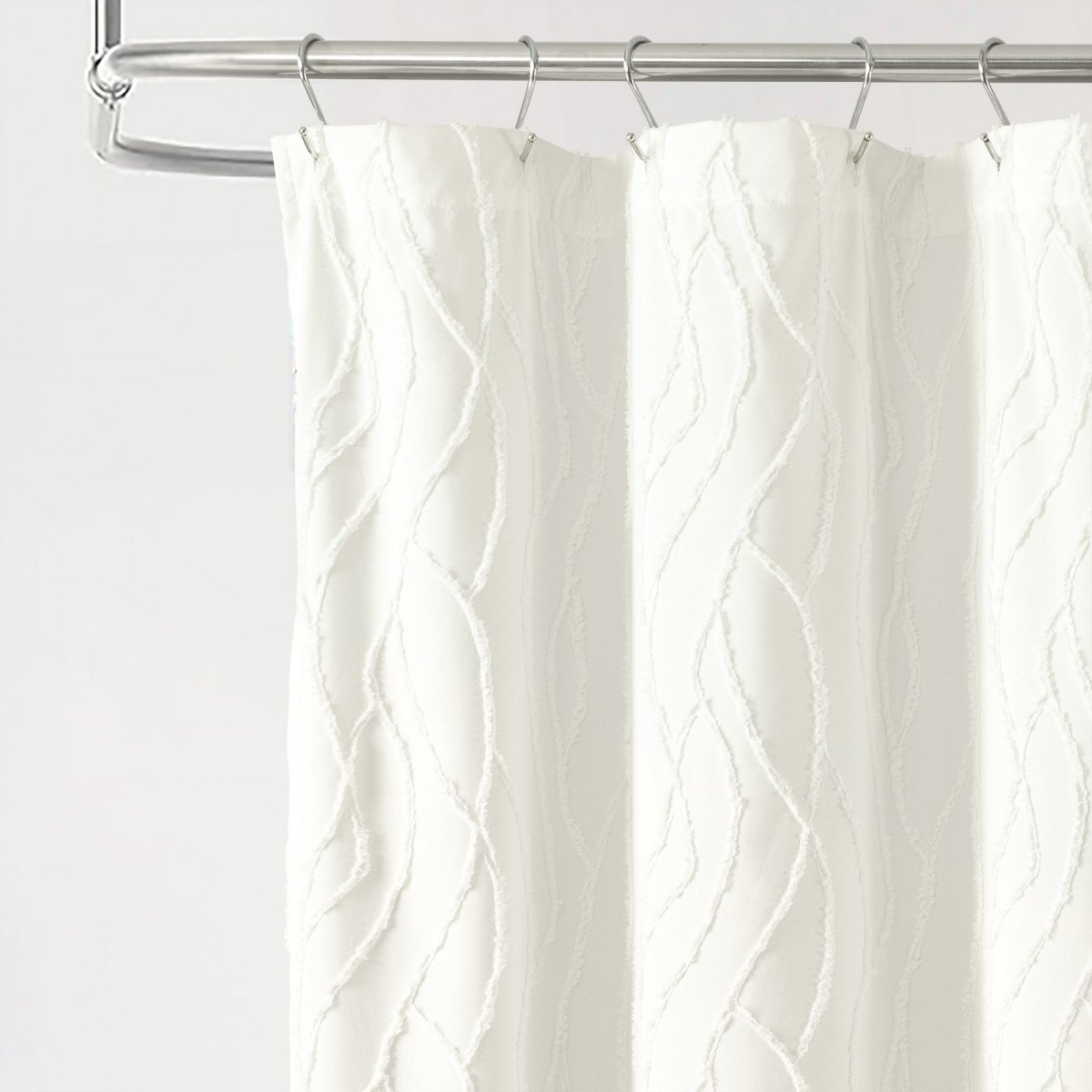 Jacquard Wave Shower Curtain