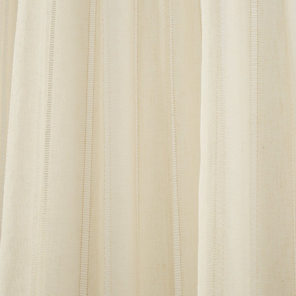Calia Textured Stripe Sheer Window Curtain Panels