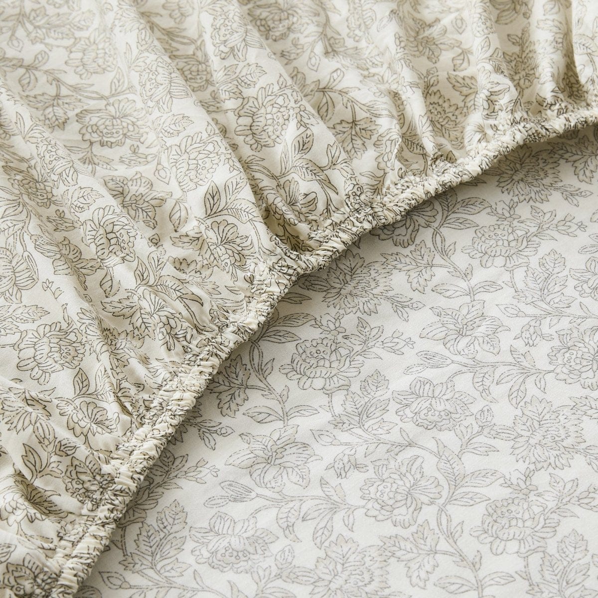 Zara Floral Block Cotton Sheet Set