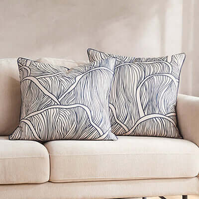 Umbra Bloom Reversible Decorative Pillow Cover Set