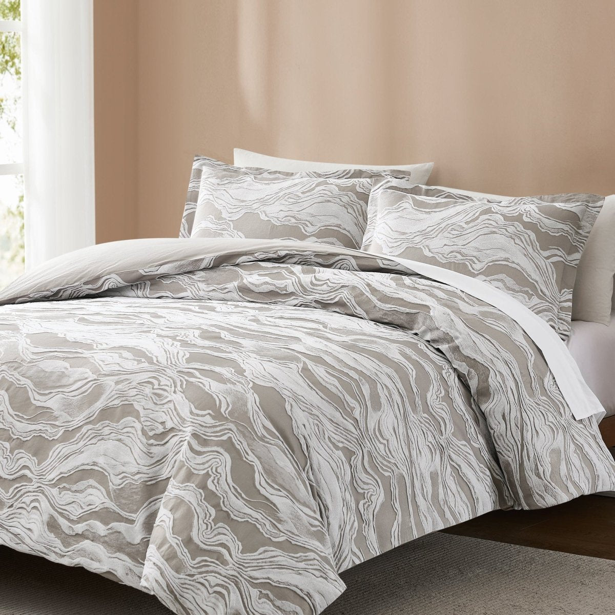 Cascade Wave Duvet Cover Set