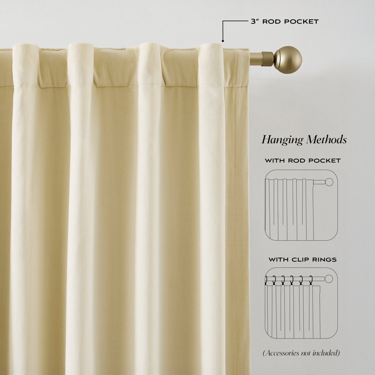 Verdant Path Velvet Blackout Window Curtain Panels