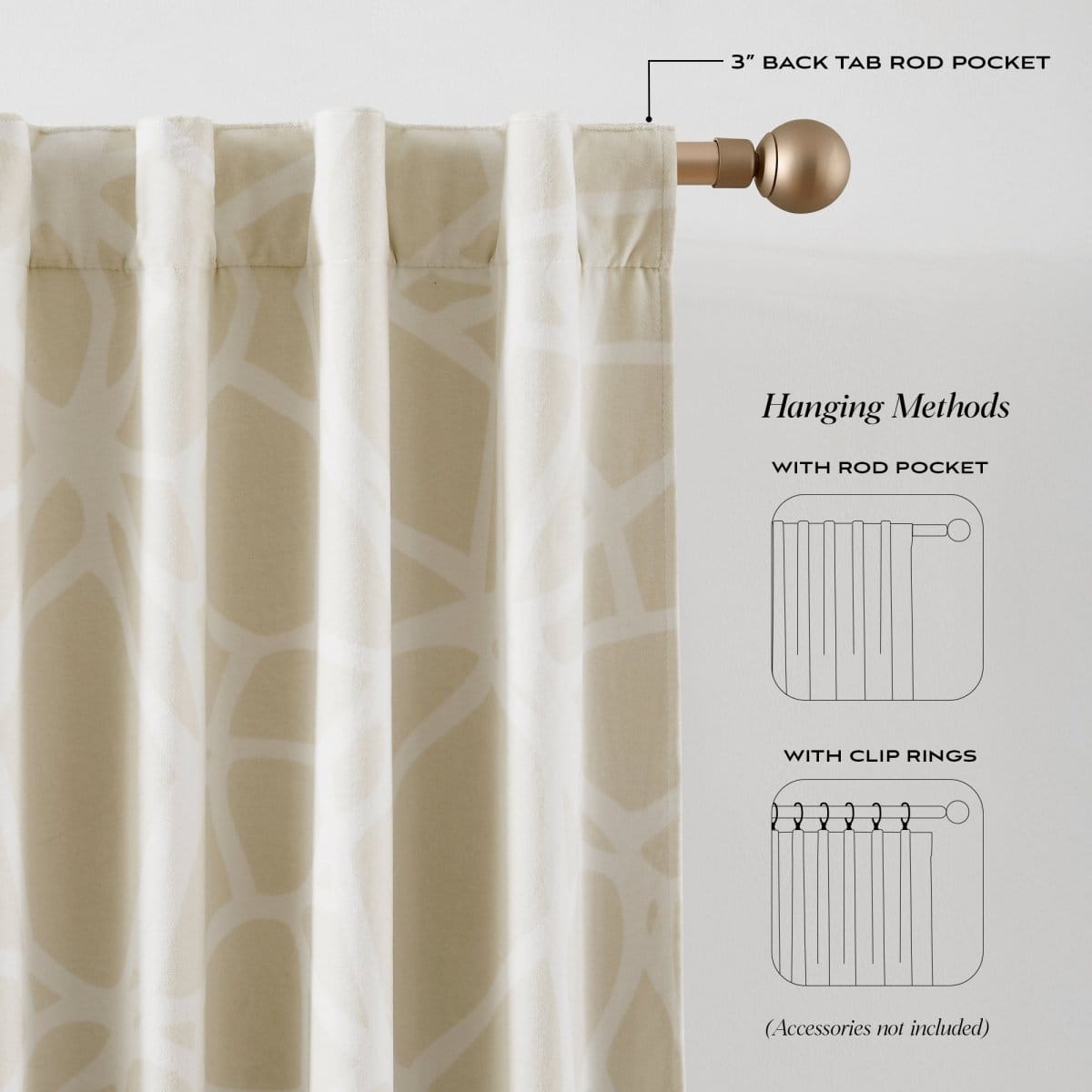 Ethereal Tangle Velvet Blackout Window Curtain Panels