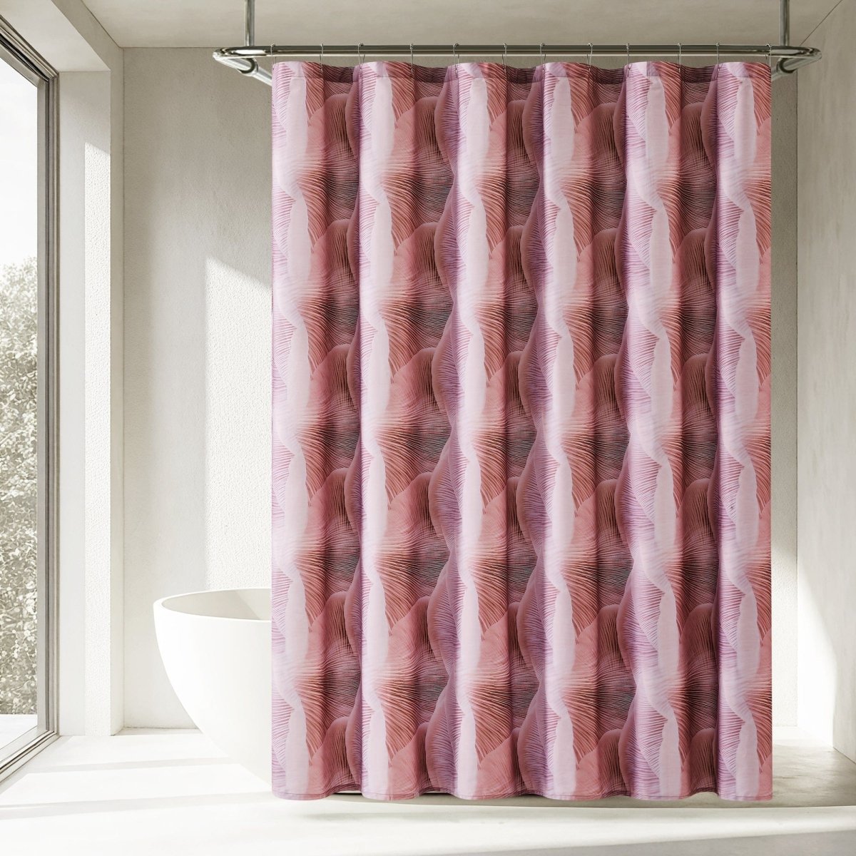 Guilded Spore Cotton Shower Curtain