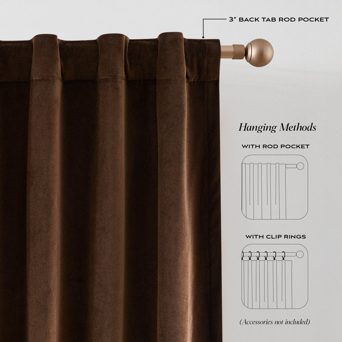 Terran Velvet Blackout Window Curtain Panels