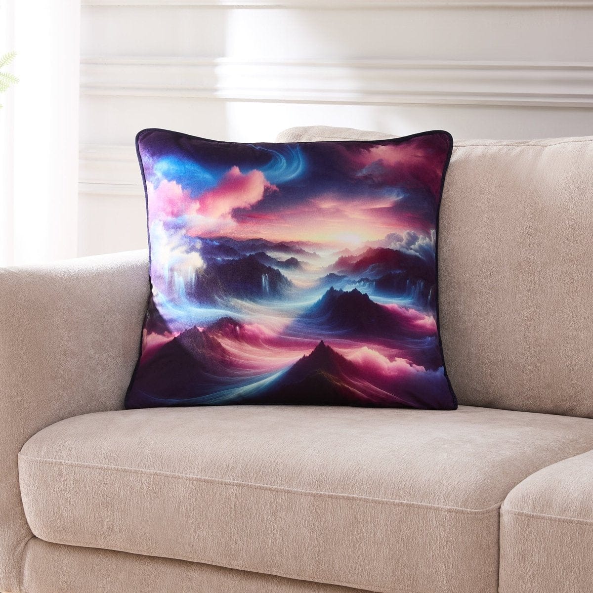 Mesmeric Mountains Decorative Pillow