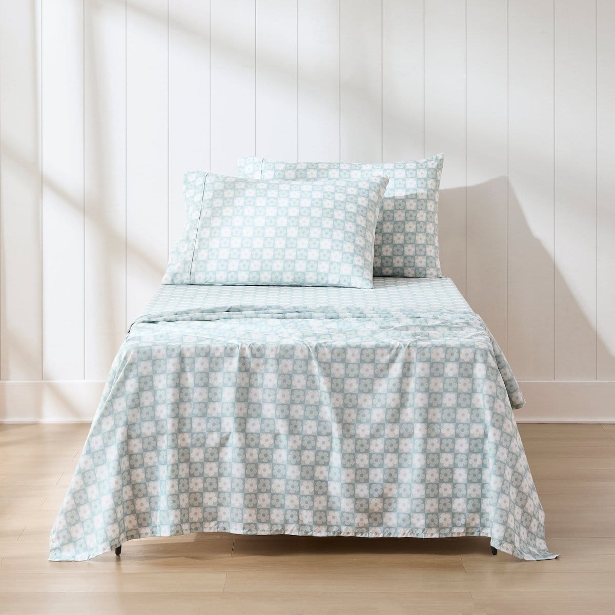Daisy Checkered Sheet Set