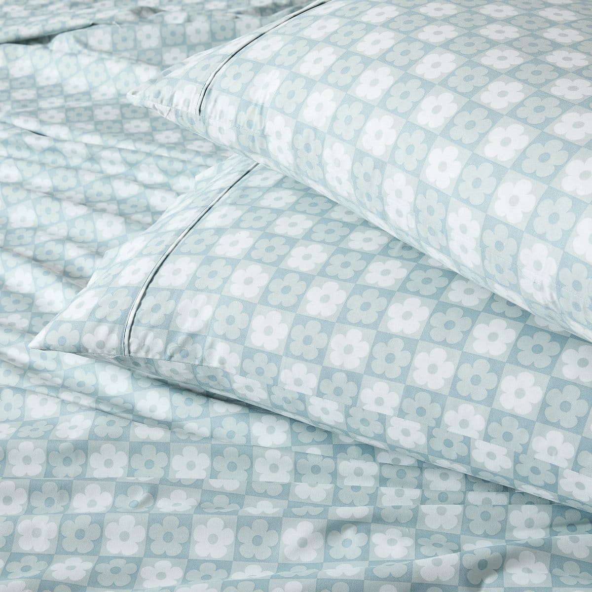 Daisy Checkered Sheet Set
