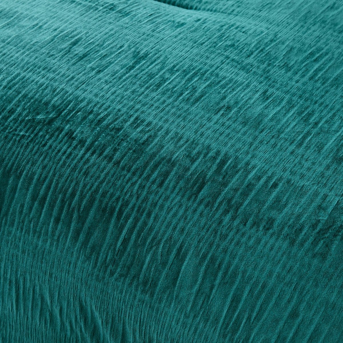 Azalea Ruched Velvet Stripe Comforter Set