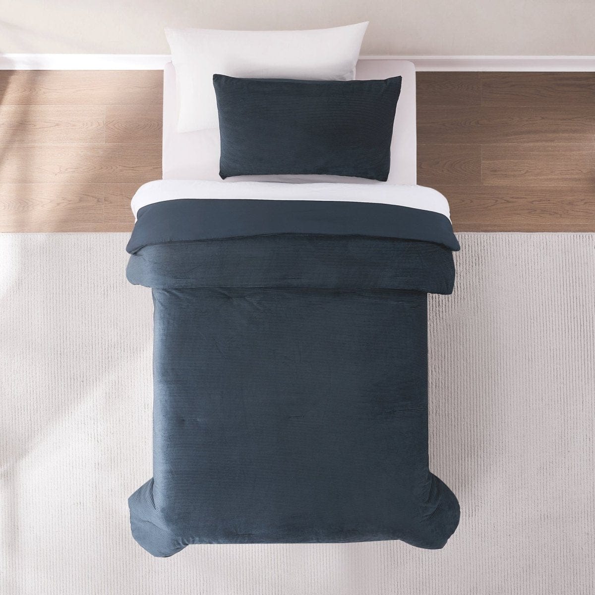 Arden Ribbed Corduroy Comforter Set