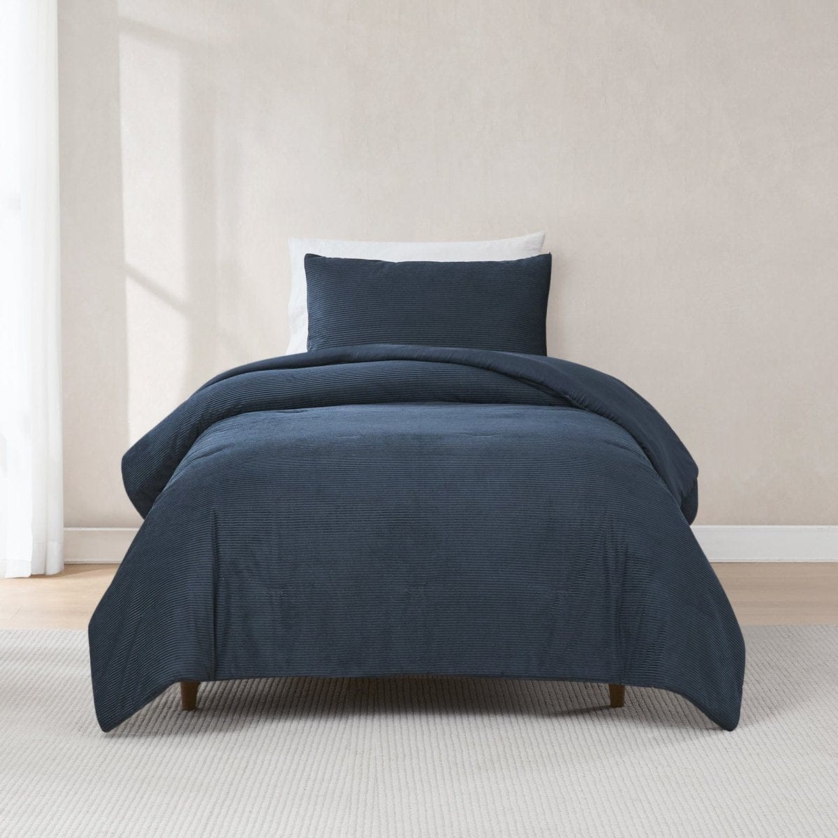 Arden Ribbed Corduroy Comforter Set