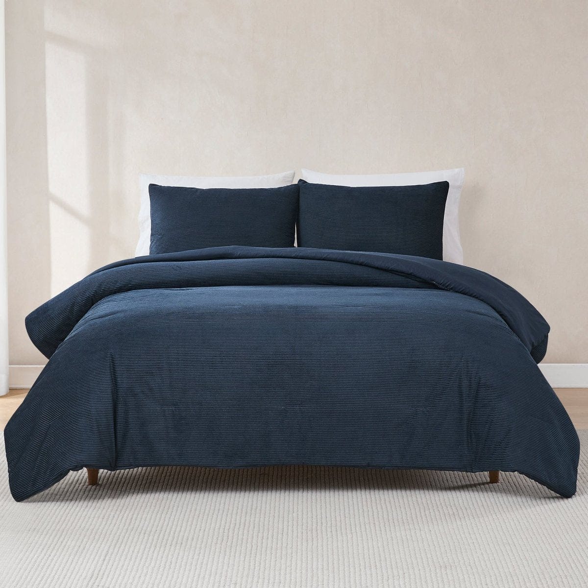 Arden Ribbed Corduroy Comforter Set