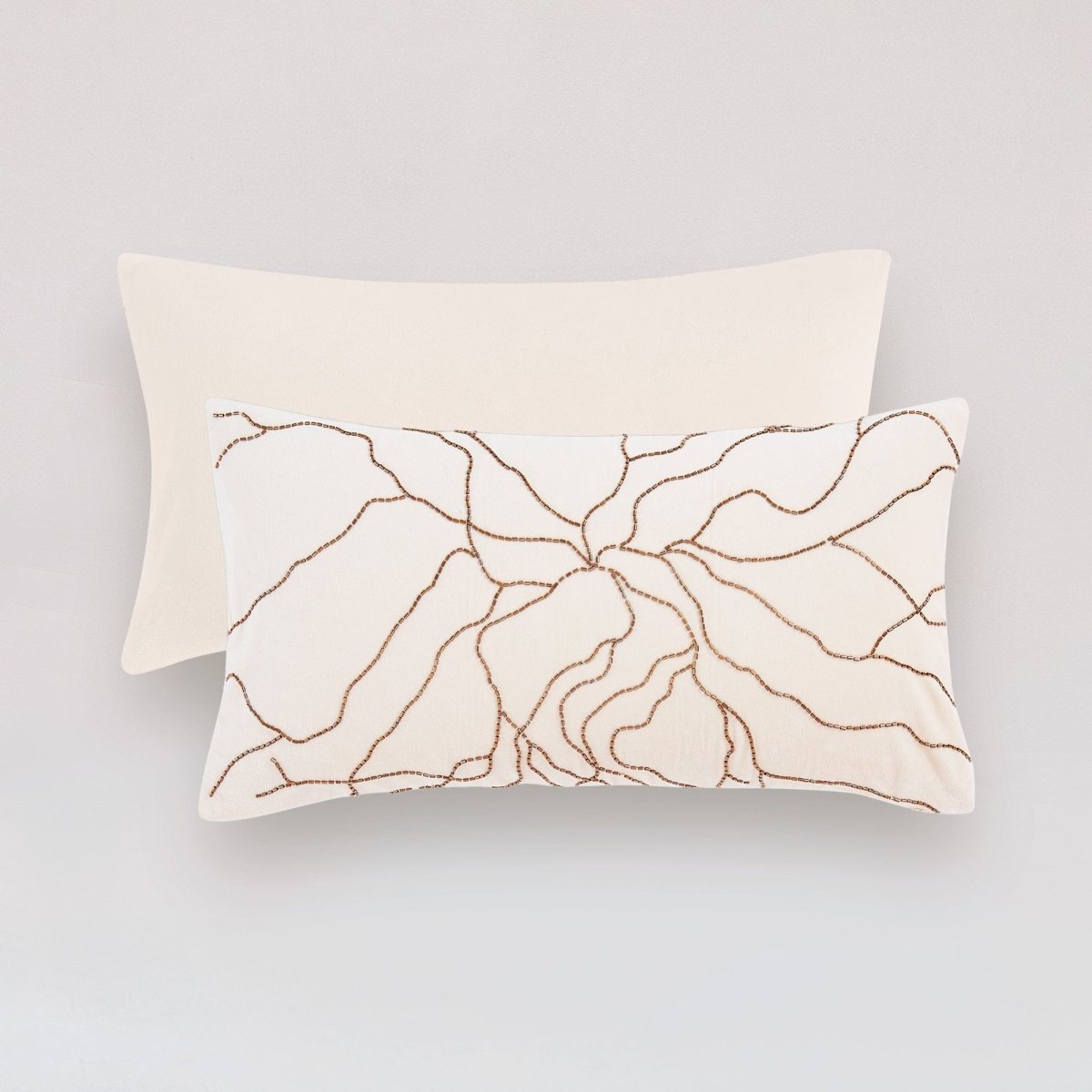 Roots Velvet Decorative Pillow Cover