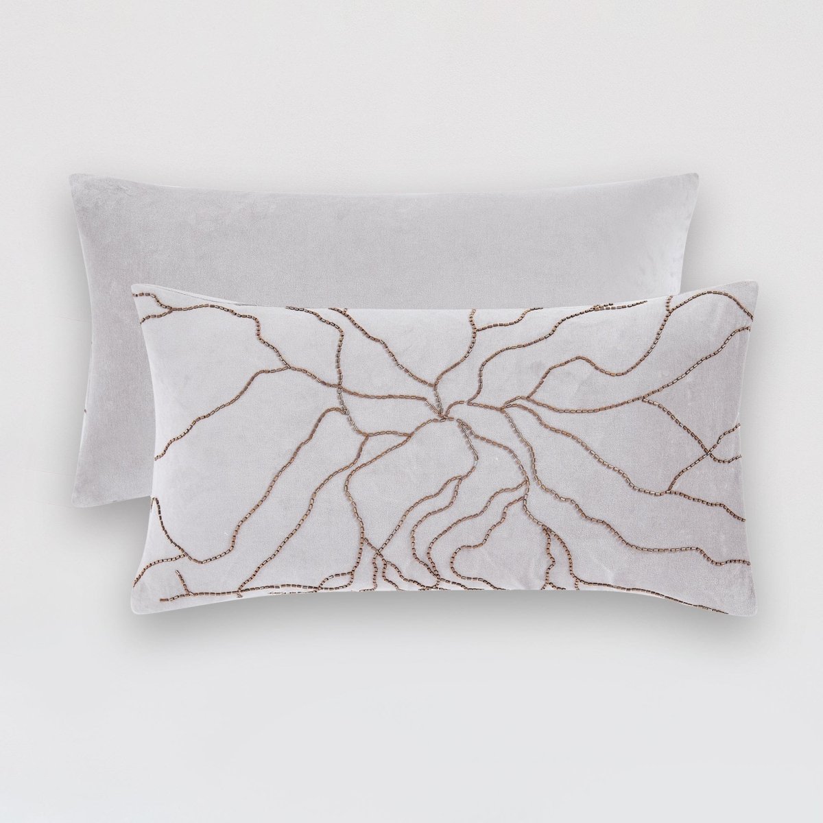 Roots Velvet Decorative Pillow Cover