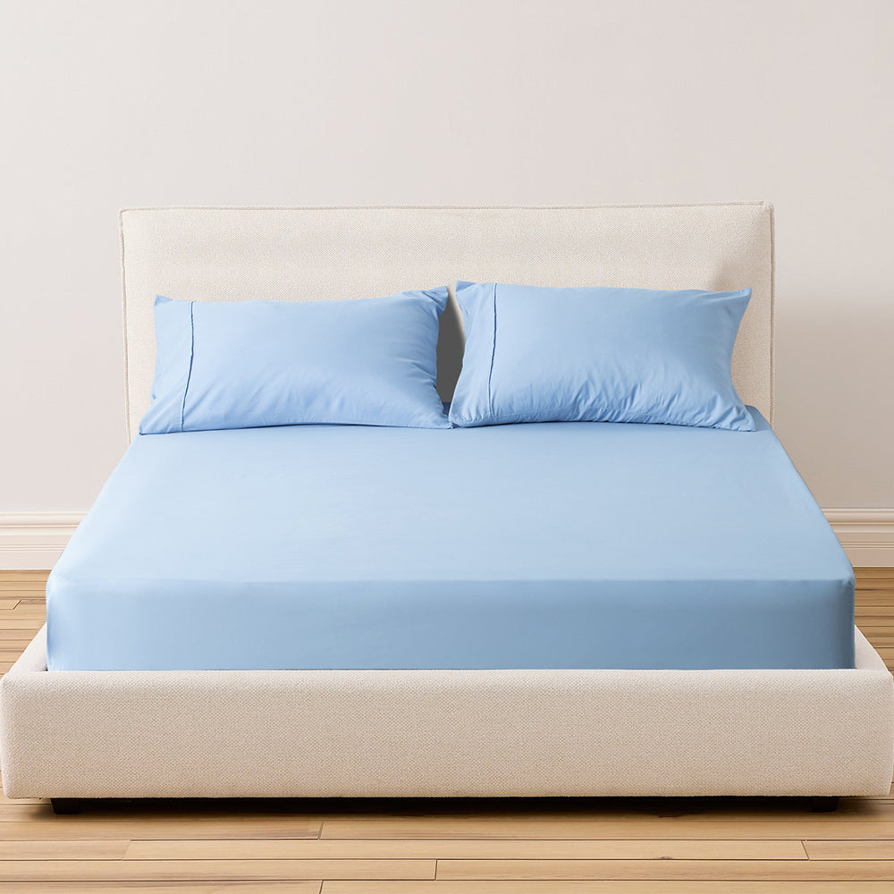 Kasentex All Season Deep Pocket Fitted Sheet Set with Pillowcases, Room Decor, Graduation Gifts