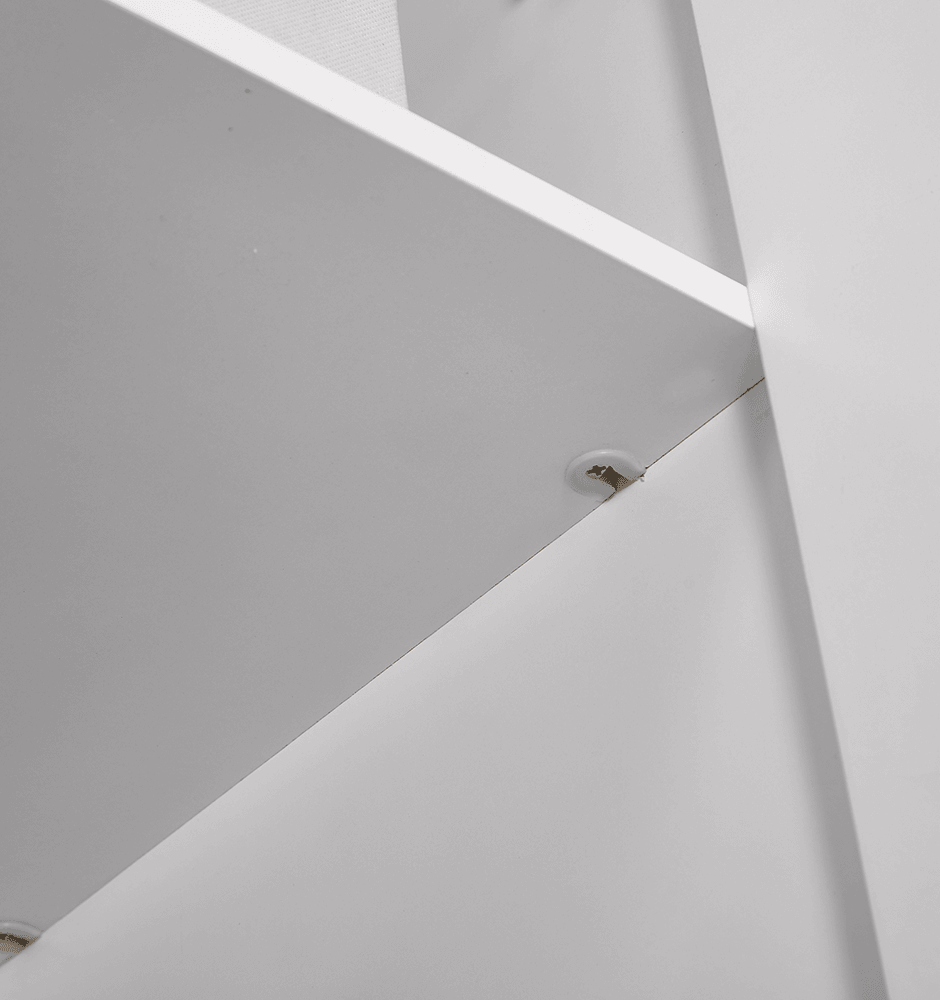 71" H White Armoire Wardrobe Closet with 4 Doors, Storage Drawers & Hanging Rod | 63" W Bedroom Storage Cabinet - PRHOMZ