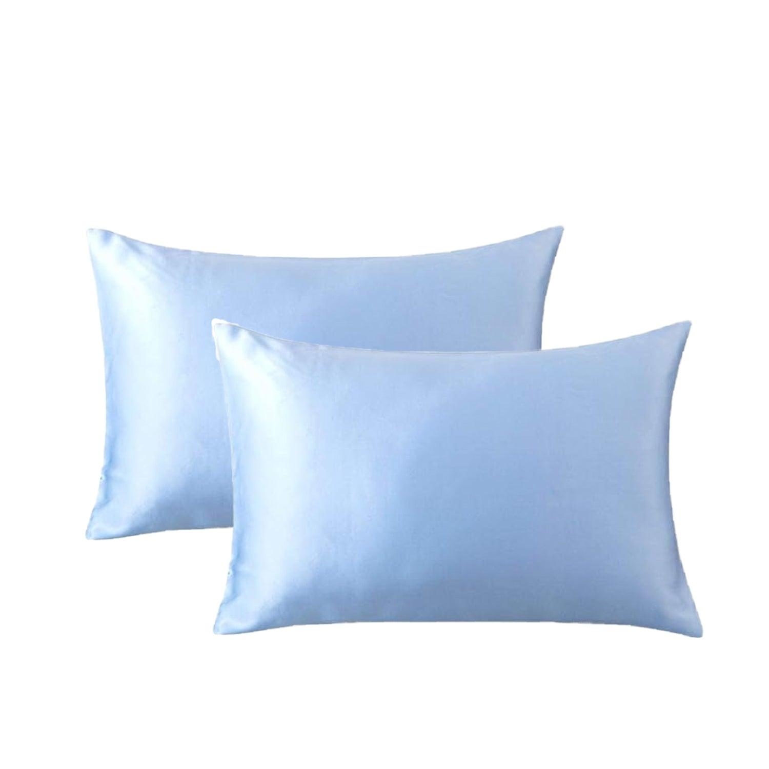 Set of 2 Pure Mulberry Silk Pillowcases - PRHOMZ