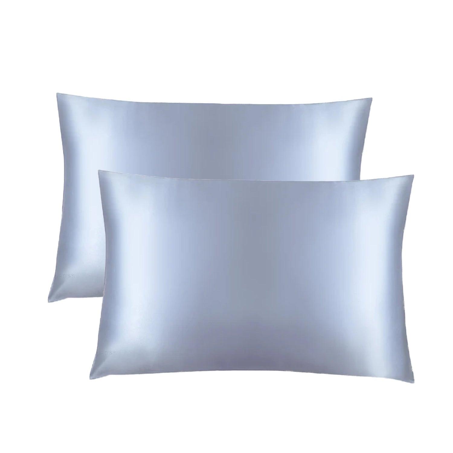 Set of 2 Pure Mulberry Silk Pillowcases - PRHOMZ