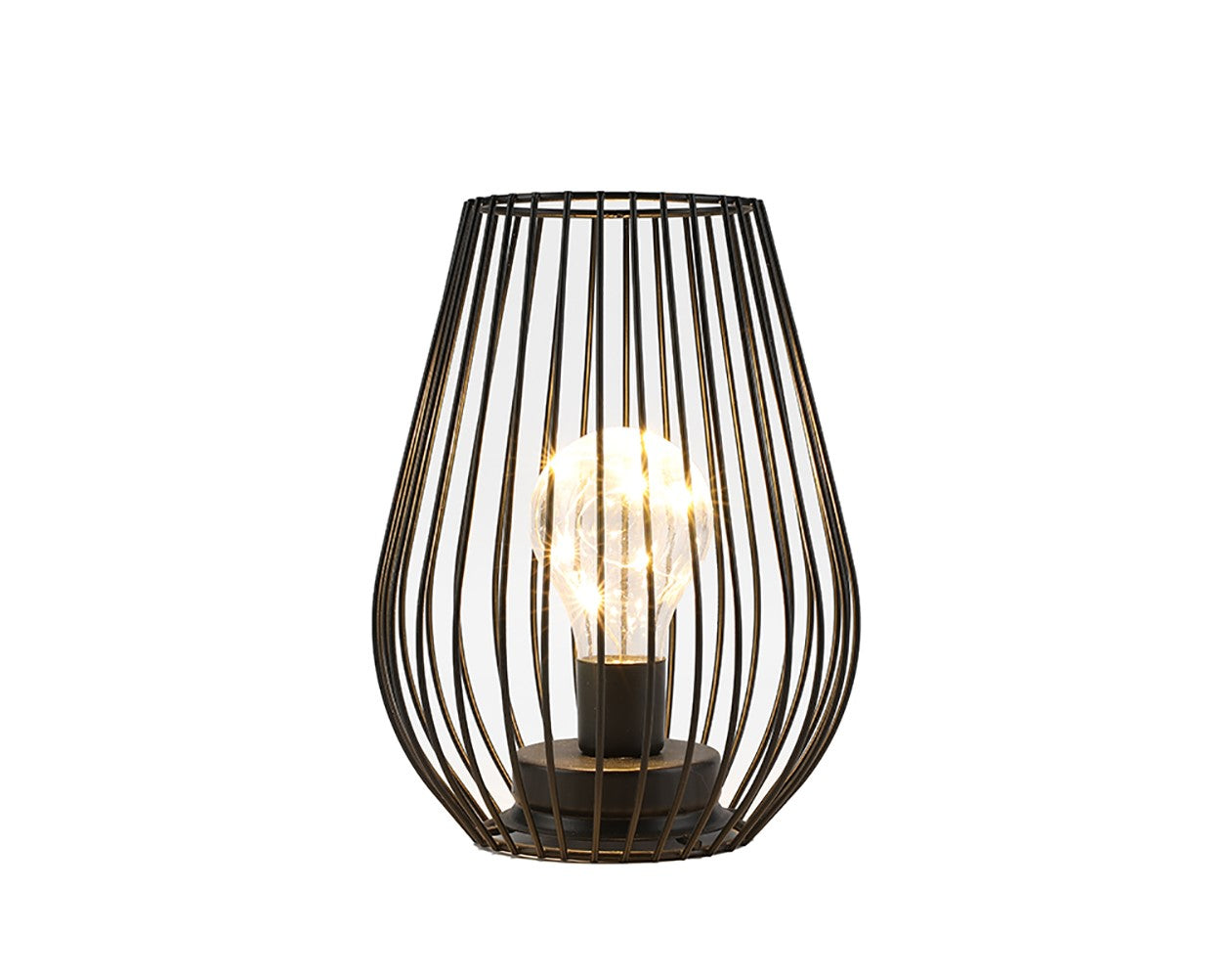 8'' Tall Cage ShapeTable Lamp Battery Lanterns-1