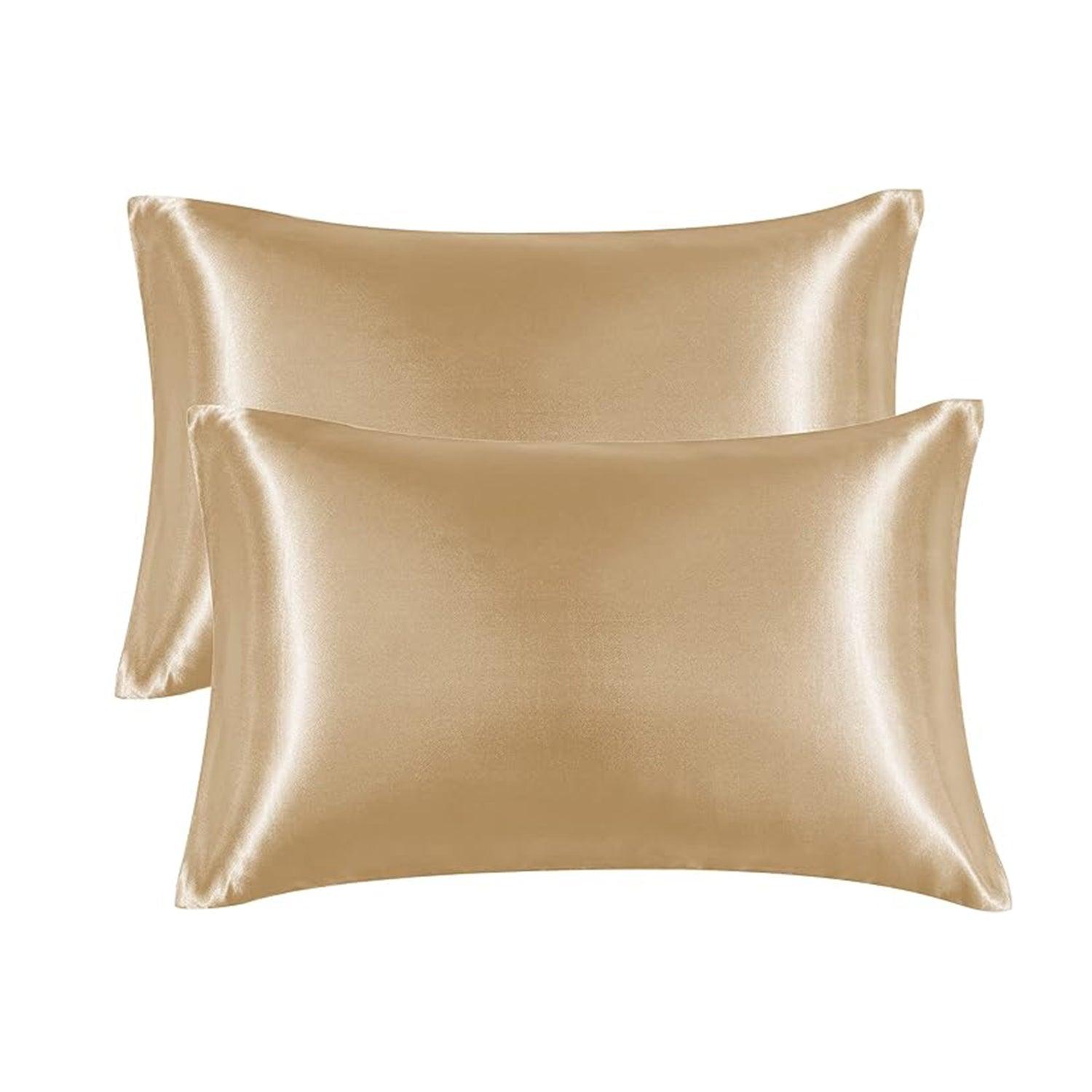 Set of 2 Pure Mulberry Silk Pillowcases - PRHOMZ