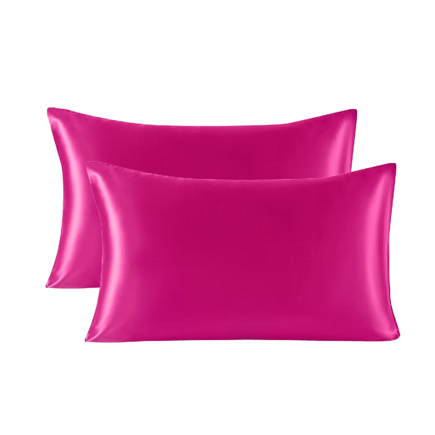 Set of 2 Pure Mulberry Silk Pillowcases - PRHOMZ