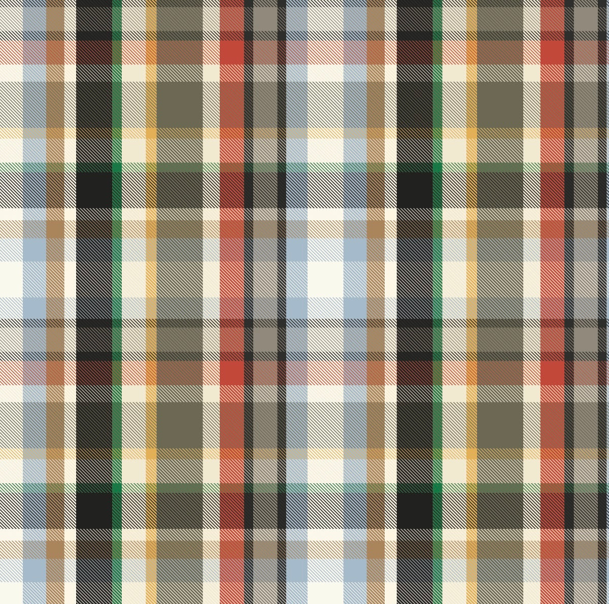 Samuel Wallpaper by Painted Hawk Design