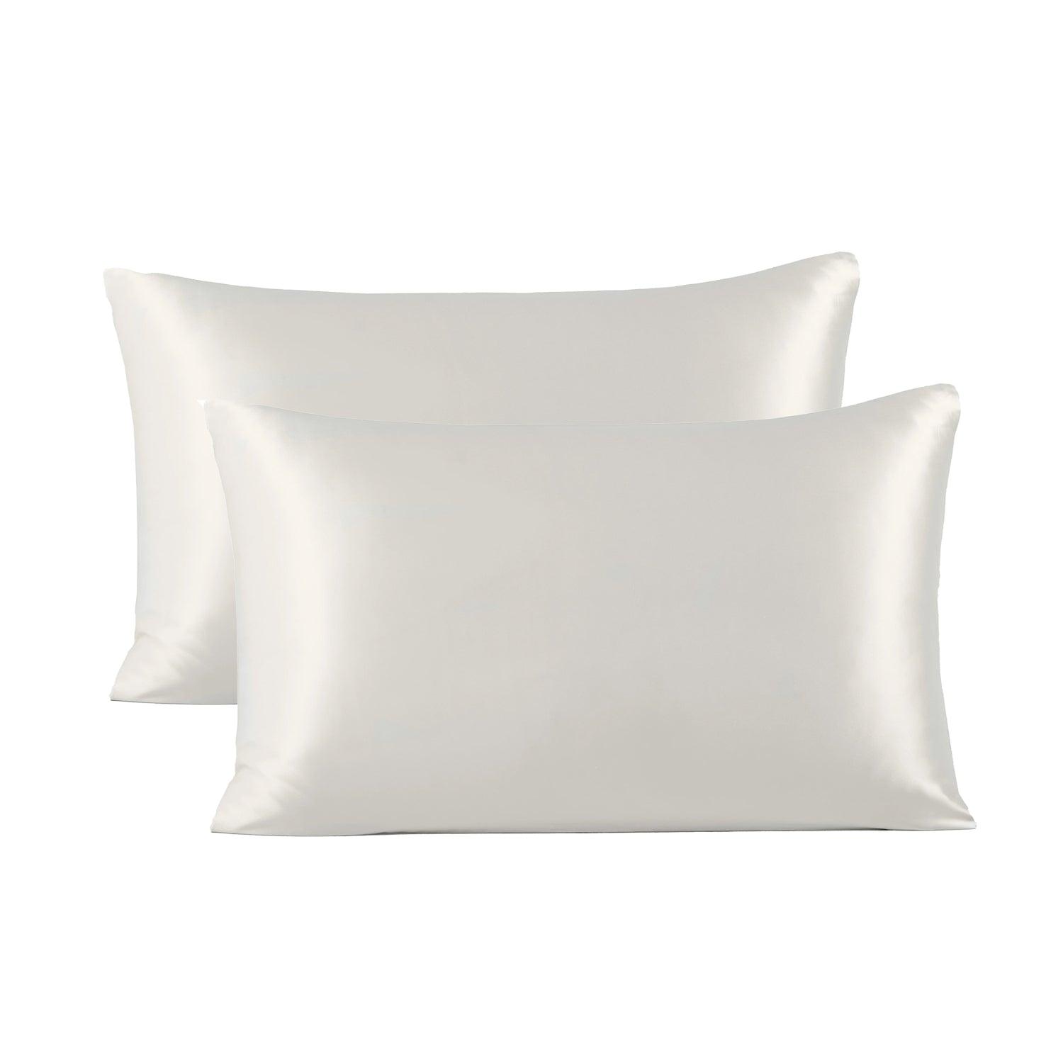 Set of 2 Pure Mulberry Silk Pillowcases - PRHOMZ