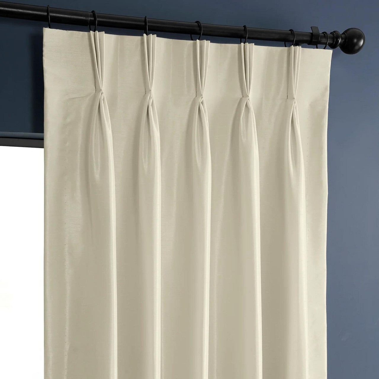 Bespoke Luxury 100% Pure Dupioni Silk Curtains | Pinch & Euro Pleats | Standard & Custom Sizes-0