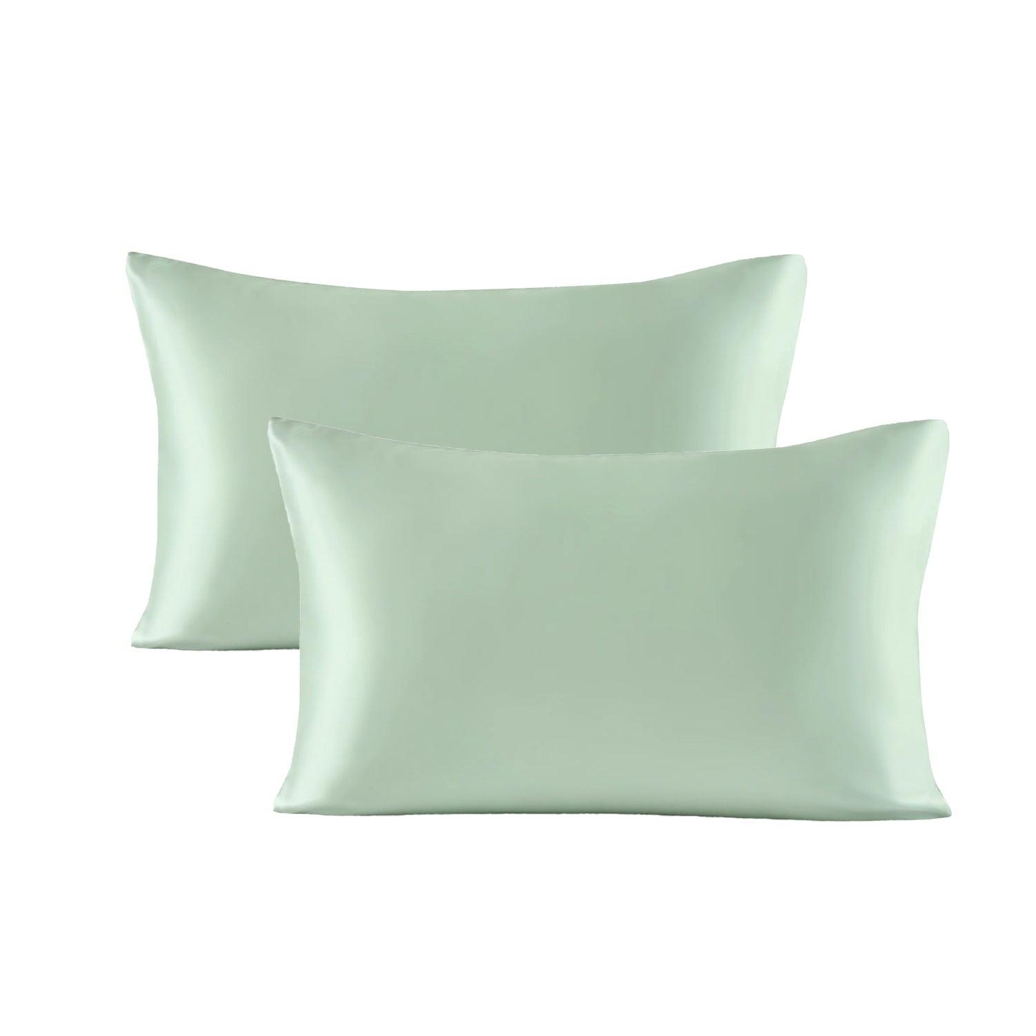 Set of 2 Pure Mulberry Silk Pillowcases - PRHOMZ