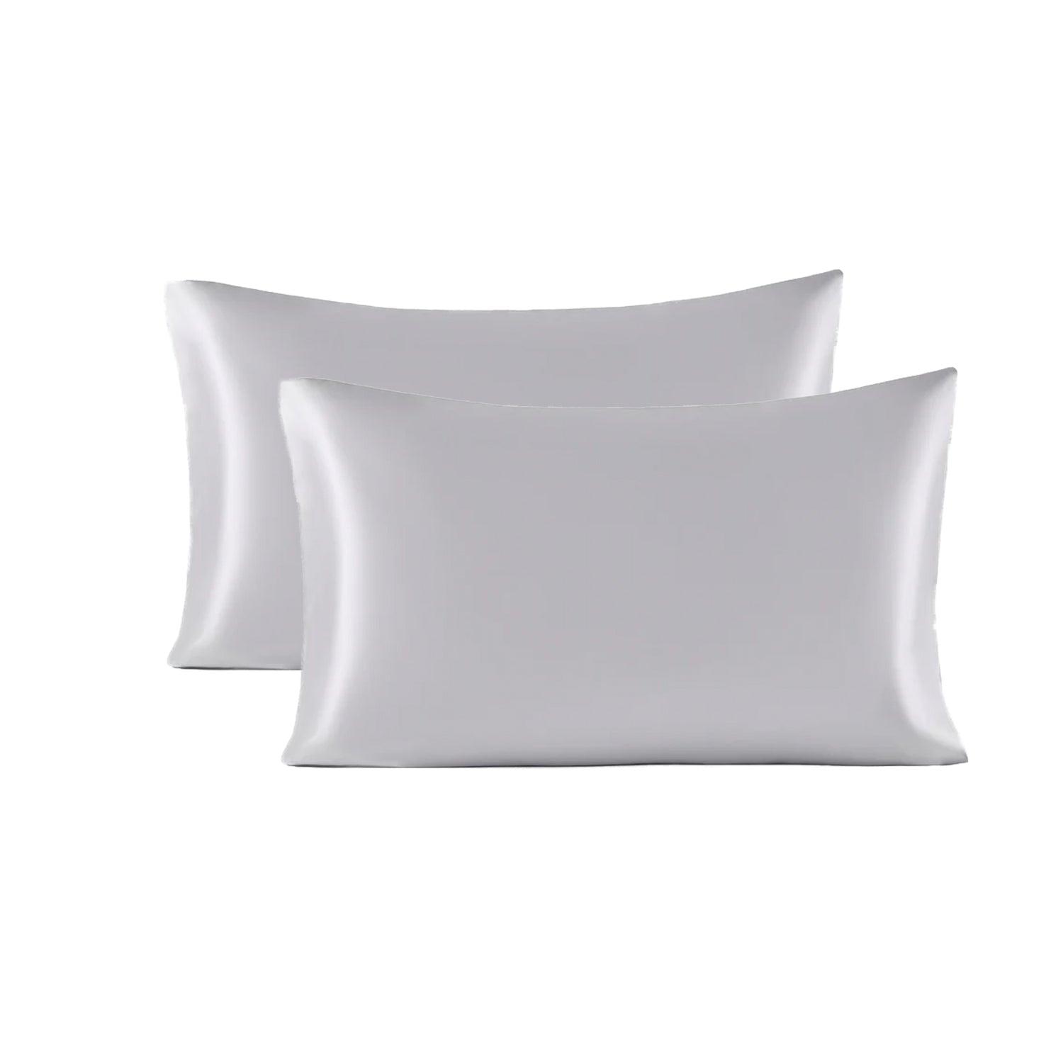 Set of 2 Pure Mulberry Silk Pillowcases - PRHOMZ