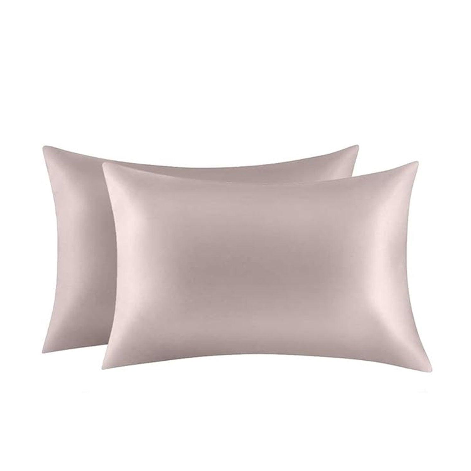 Set of 2 Pure Mulberry Silk Pillowcases - PRHOMZ