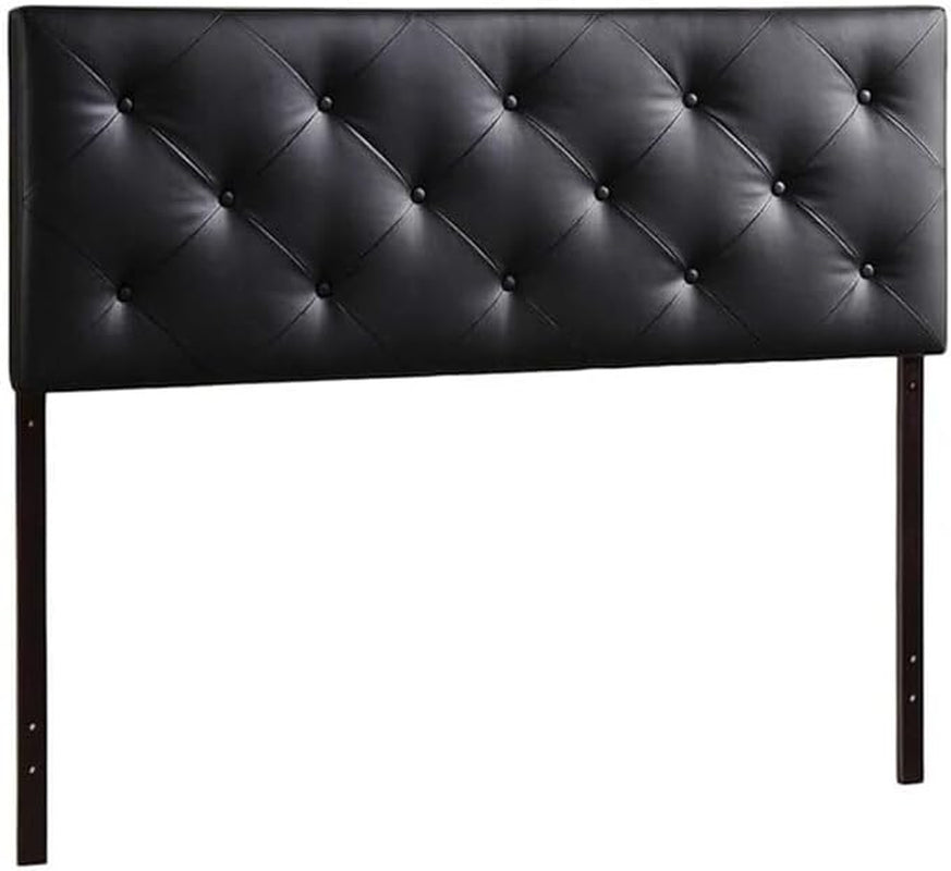 Elegant Modern Faux Leather Upholstered Headboard for Bedrooms