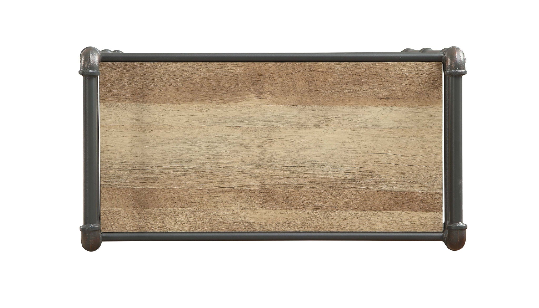 Itzel Bookshelf - Antique Oak / Sandy Gray