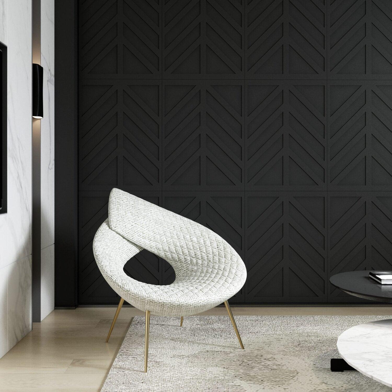 Chevron Wall Paneling - PRHOMZ