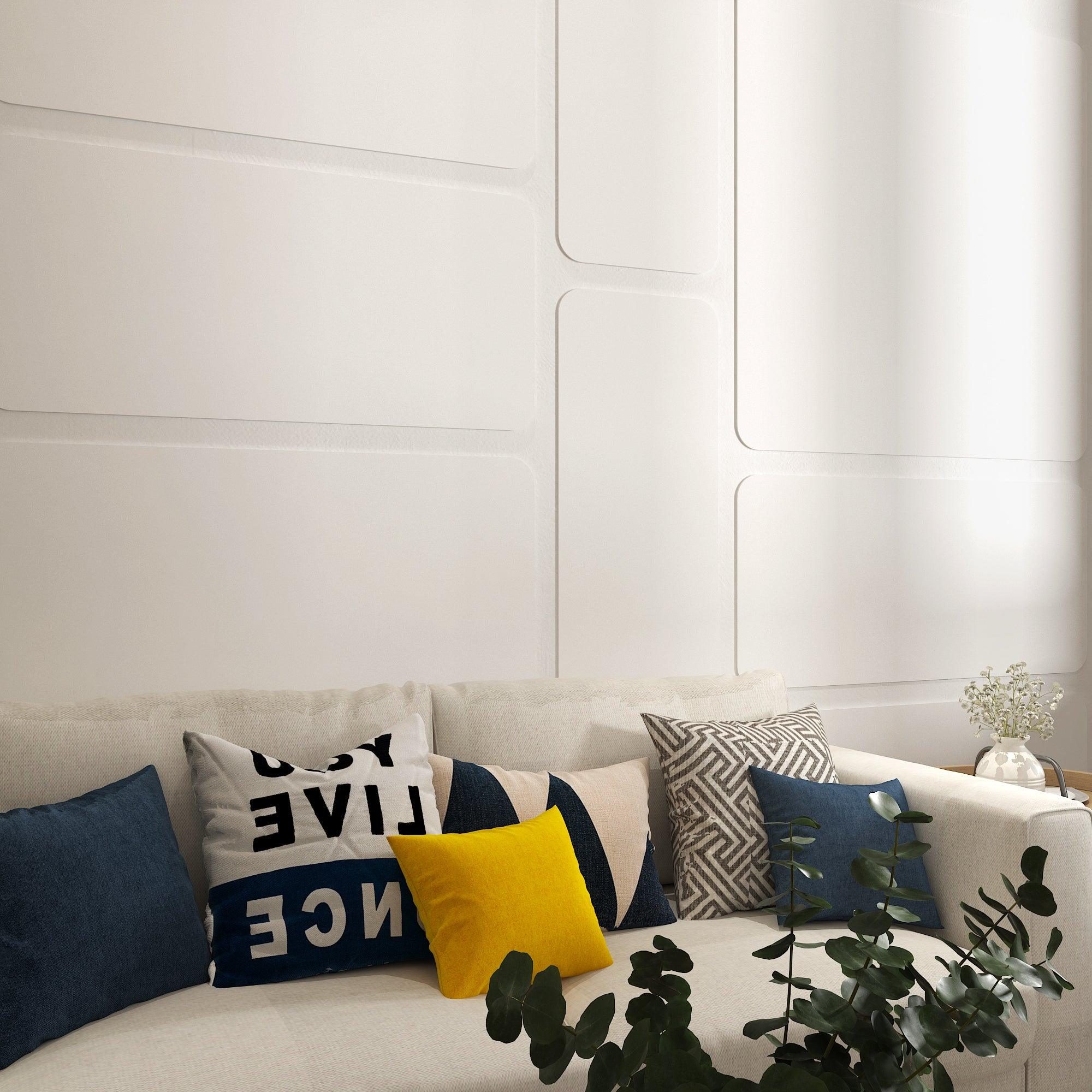 3D Wall Panels Rectangles - PRHOMZ