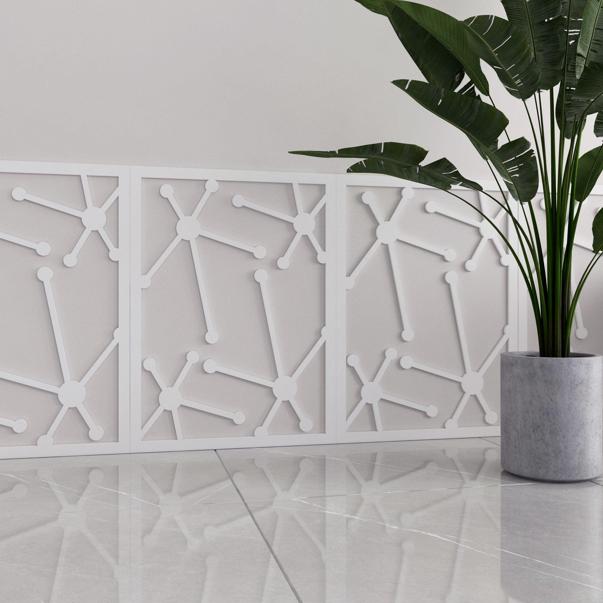 Atomic Stars Wainscot Wall Panels - PRHOMZ