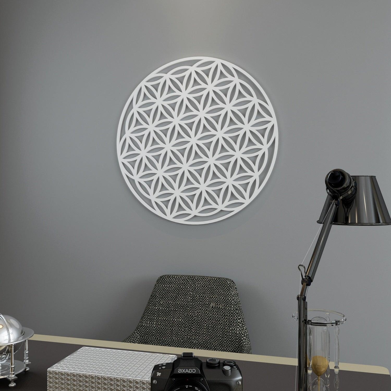 Flower of Life Pattern 3D Wall Panel - PRHOMZ