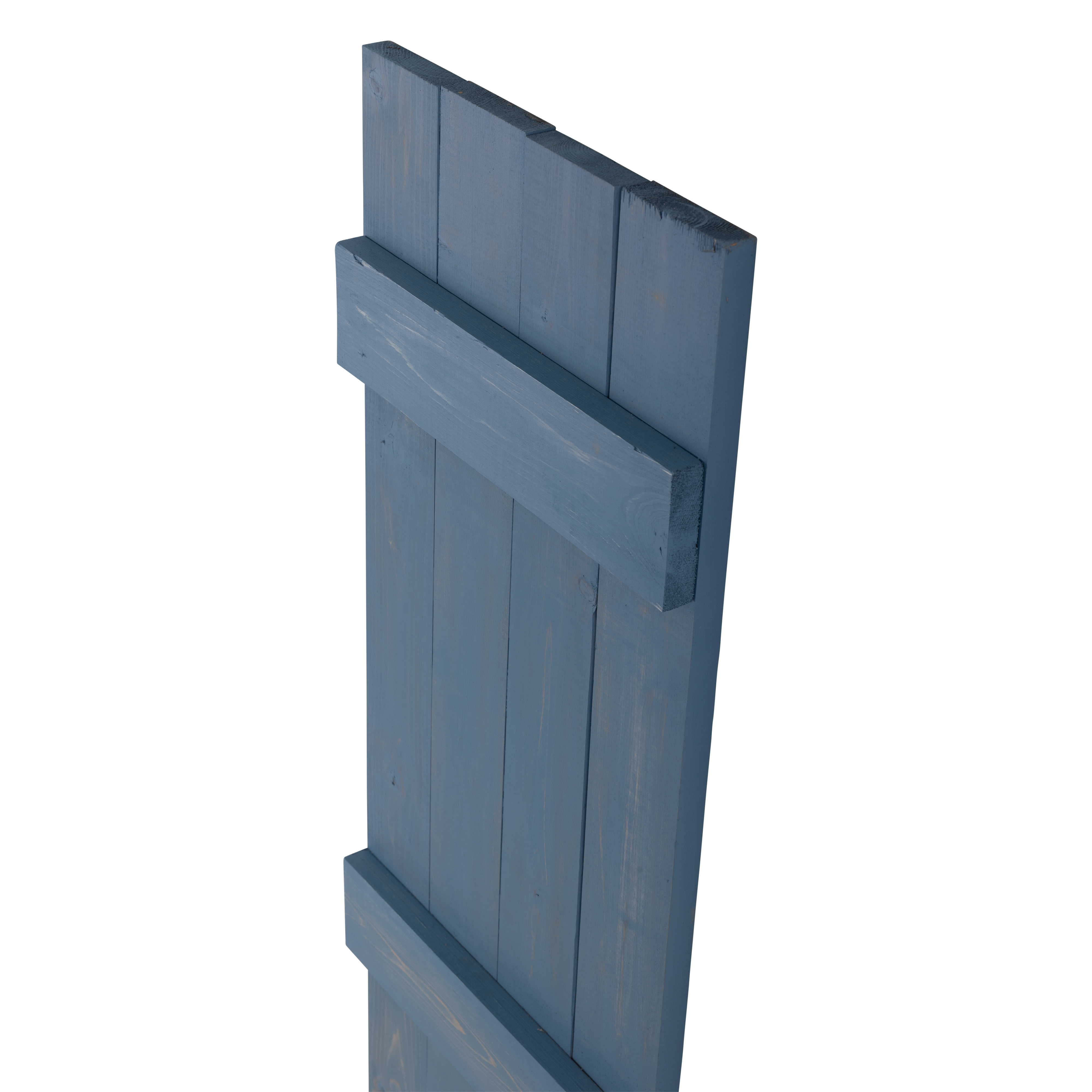 Traditional Board & Batten Exterior Wood Shutters - Cedar - Set of 2