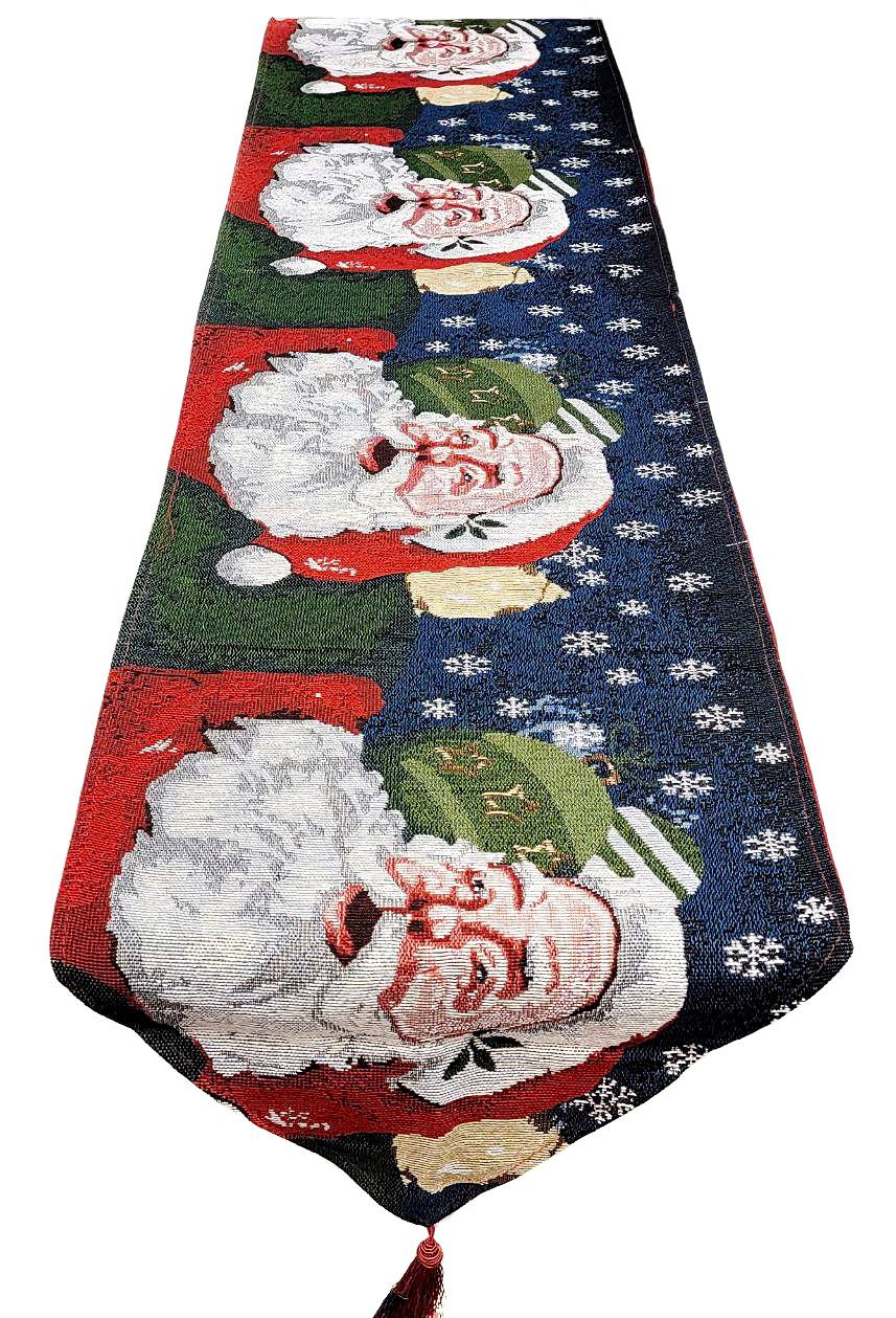 Santa Claus Christmas Table Runner F07M5-8C-1