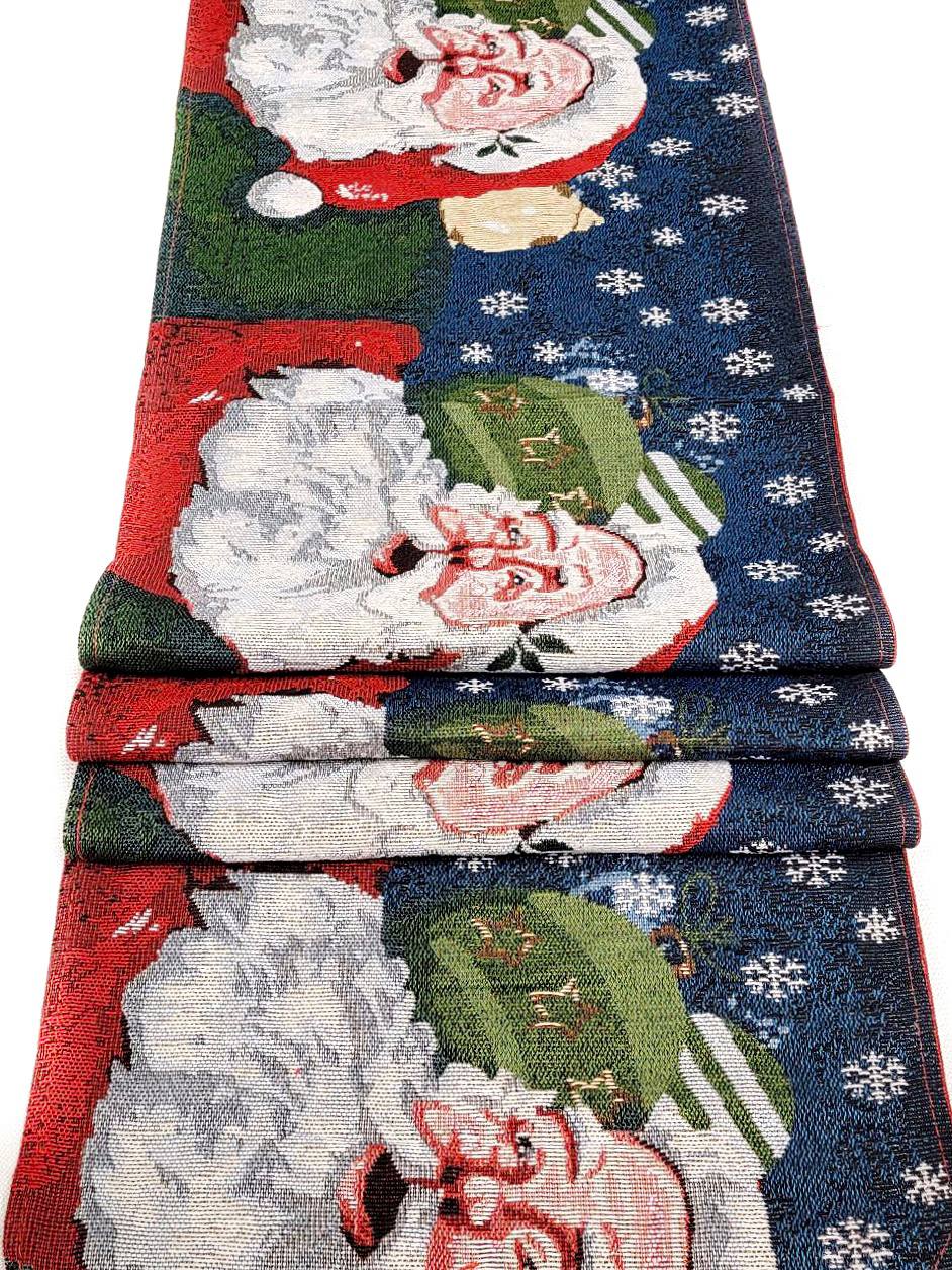 Santa Claus Christmas Table Runner F07M5-8C-3