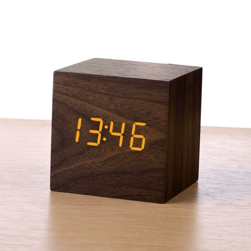Wooden Minimalist Table Clock - PRHOMZ