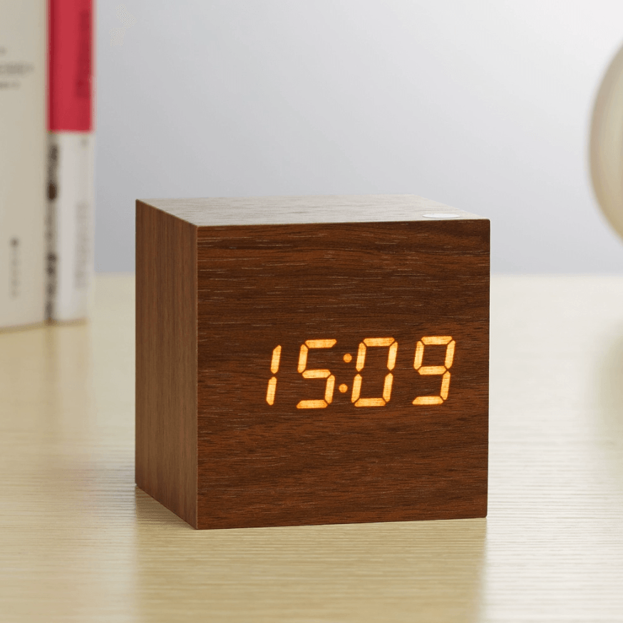 Wooden Minimalist Table Clock - PRHOMZ