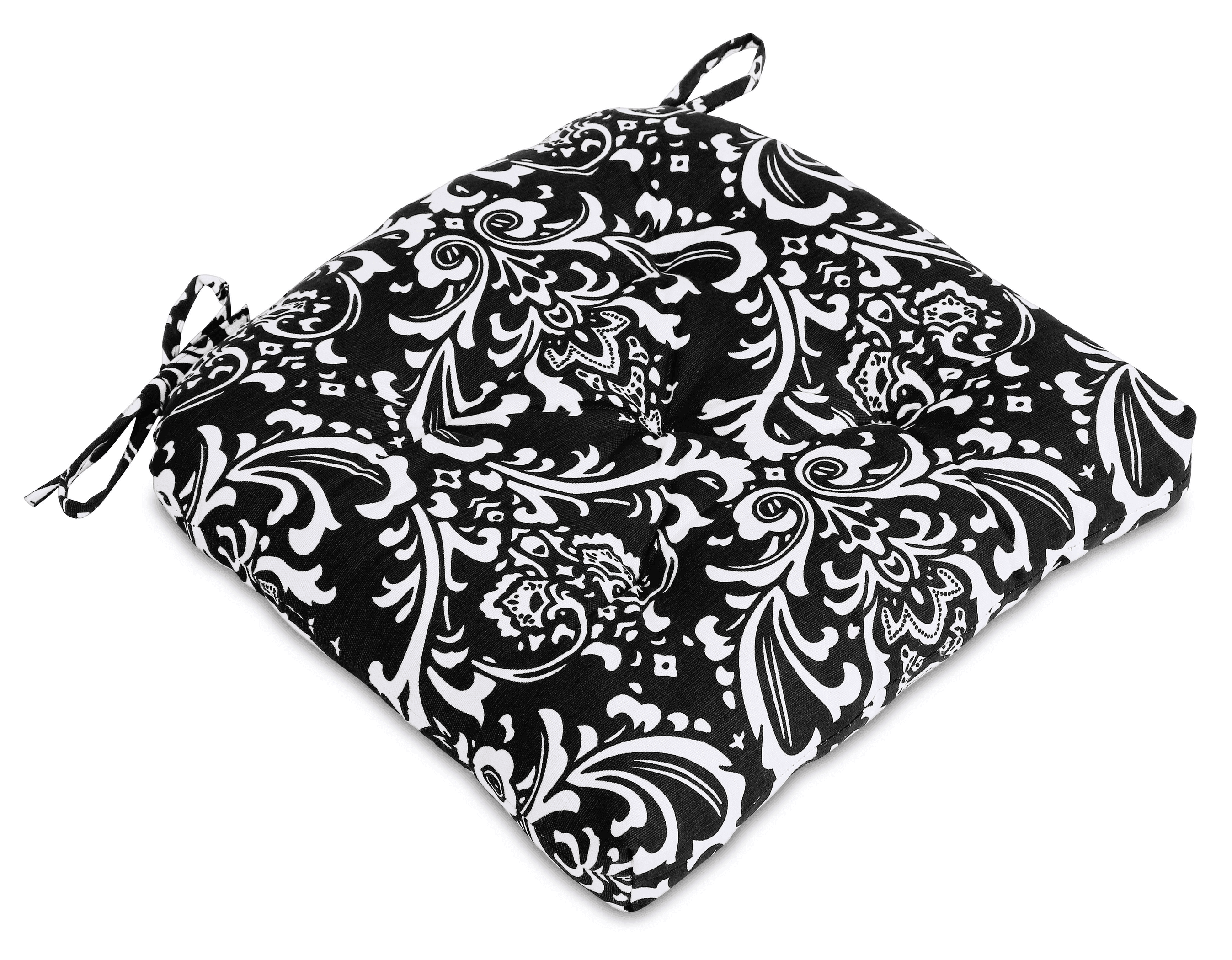 100% Cotton Comfortable Chair Pads With Ties And Thick Filling - PRHOMZ