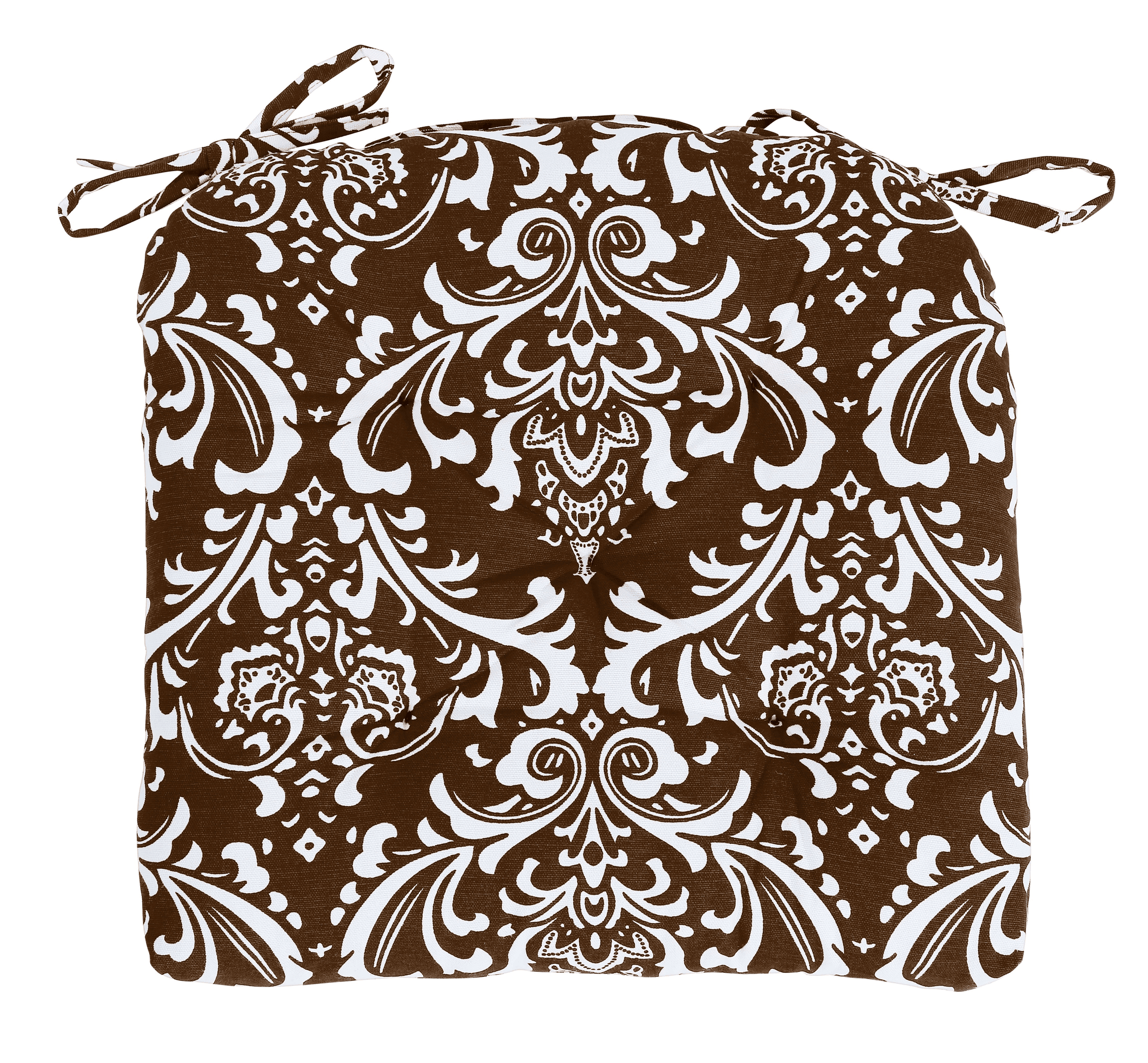 100% Cotton Comfortable Chair Pads With Ties And Thick Filling - PRHOMZ