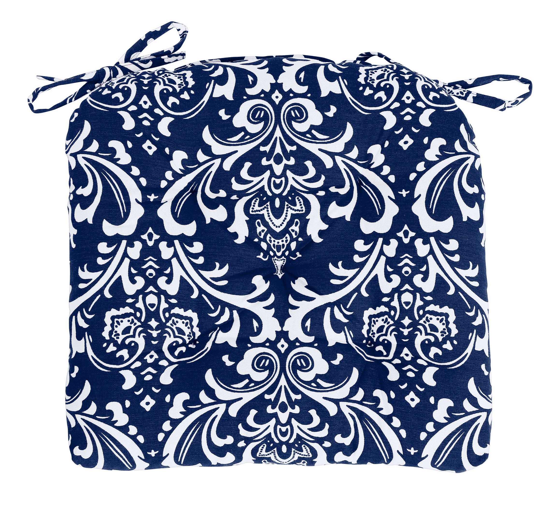 100% Cotton Comfortable Chair Pads With Ties And Thick Filling - PRHOMZ