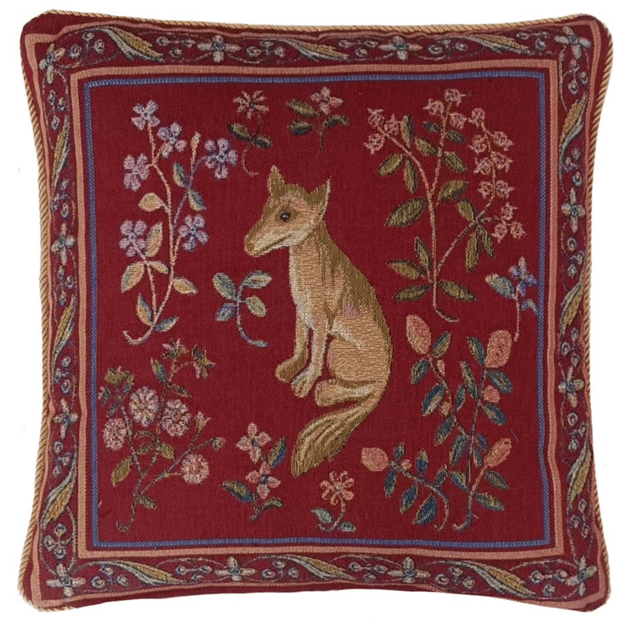 Artistic Fox Tapestry Cushion Cover 18X18 Inches - PRHOMZ