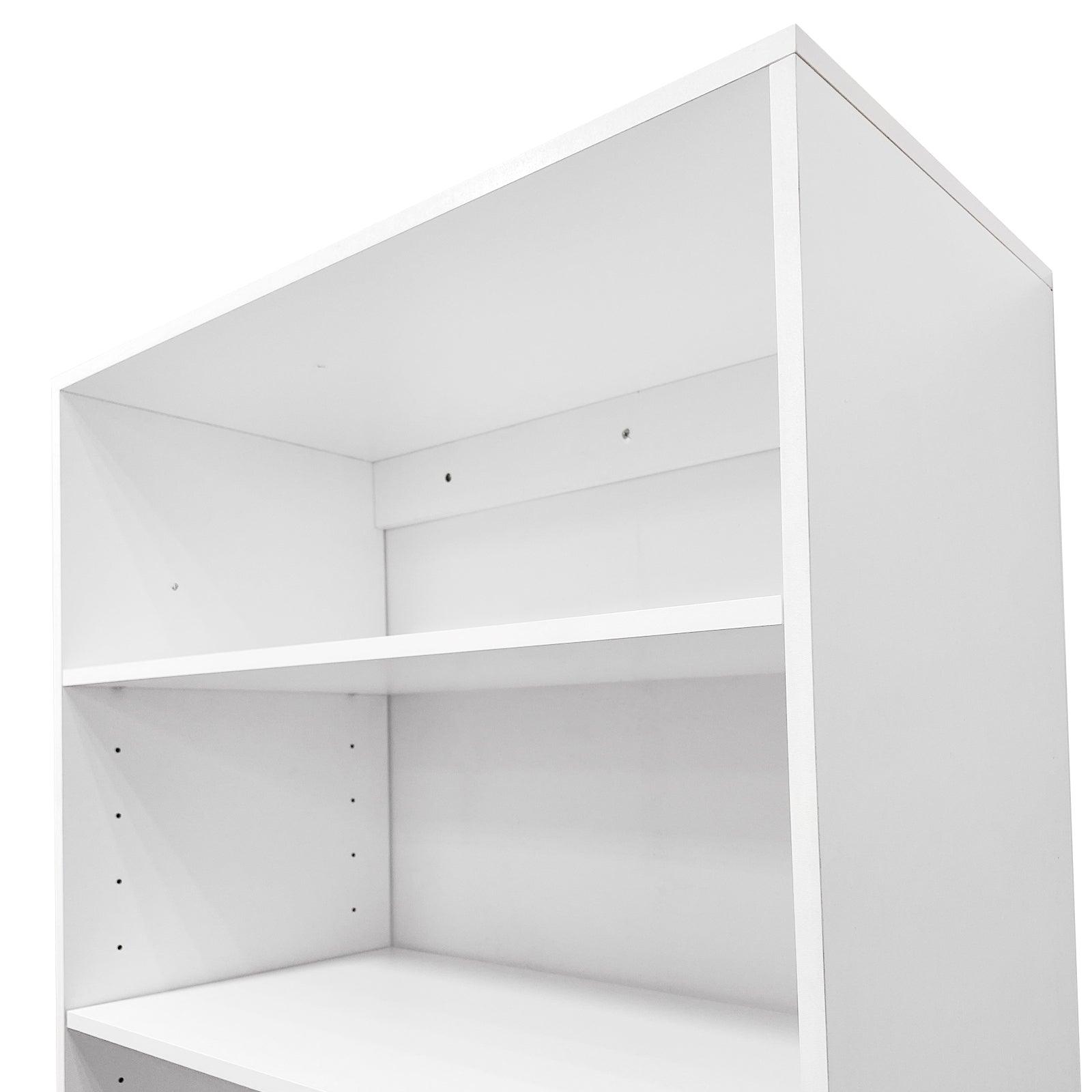 Modular Closet Clothes Organizer with 1 Shelf & 2 Drawers for Clothes Storage – Walk-In Closet System, 24"W x 16"D x 71"H (Copy) - PRHOMZ