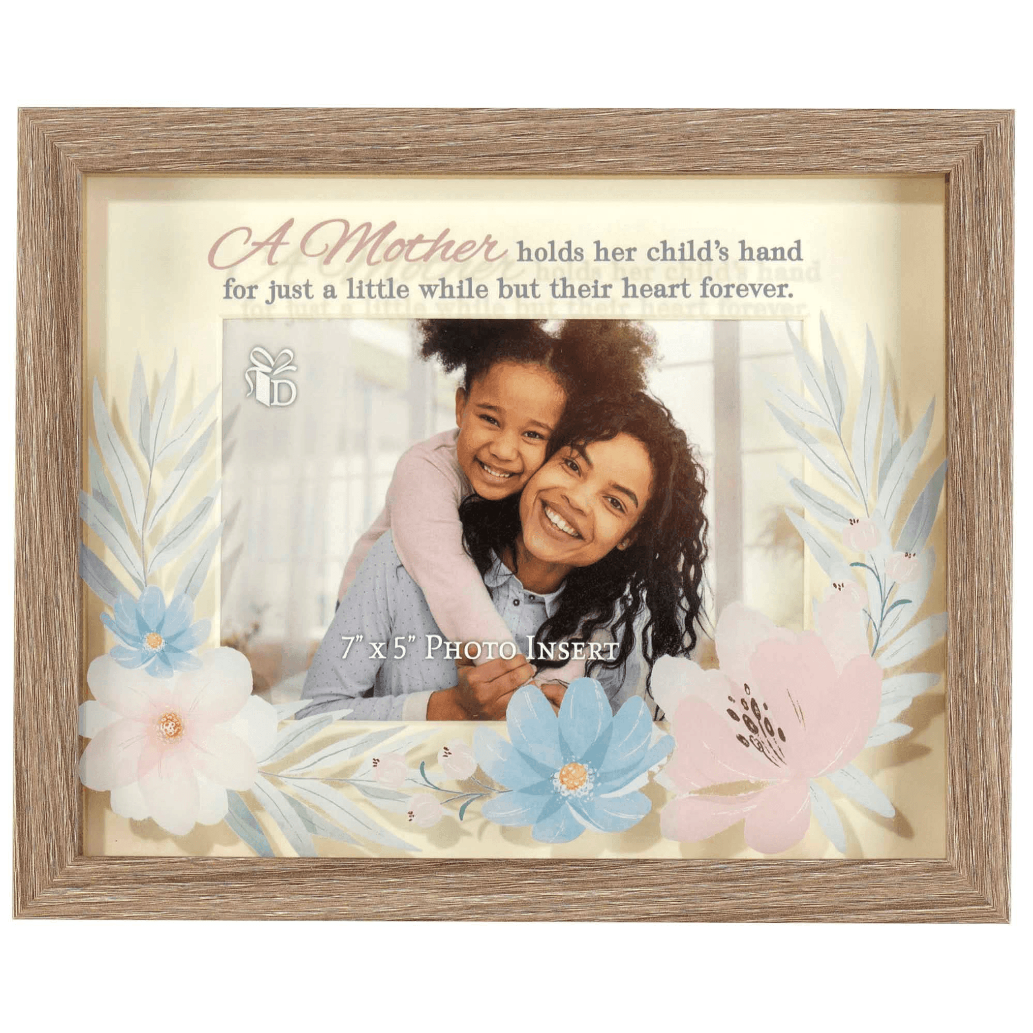 Elegant Floral Matted Photo Frame For Cherished Moments With Mother - PRHOMZ